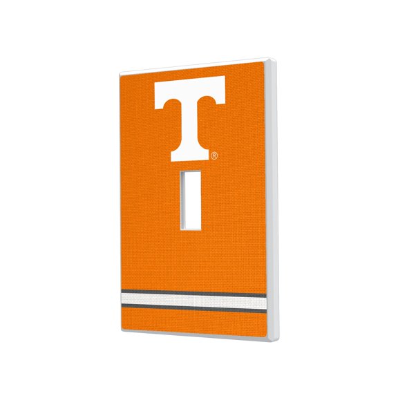 Tennessee Volunteers Stripe Design Single Toggle Light Switch Plate