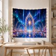 thumbnail image 5 of Fantastical Dominated by With Deep Blue Purple Tones, Mystical Fantasy for Space Lovers, Galaxy Room Decor, Housewarming Gift, Tapestry Wall Hanging for Bedroom and Dorm, 5 of 7