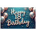 thumbnail image 3 of Neon Style Happy 18 Birthday Backdrop Banner Party Decoration Background for Photography Birthday Parties Celebration Events Photo Props, 3 of 8