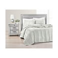 thumbnail image 2 of Martha Stewart Collection Cable Knit Velvet Quilt Twin Grey Polyester, 2 of 3