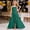 7Dark Green31, variant on CAIVO Kids Girls Party Dress With Ruffled Tiered Dress And Strapless Solid Color Sleeveless Crisscross Bodice For Square Collar Soft Dresses