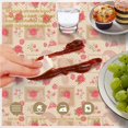 thumbnail image 6 of Pioneer Flower Floral Print Pattern Round Tablecloth 60 X 60 Inch, Wrinkle Resistant Wipeable Table Cloth for Kitchen Dining Picnic Patio Party, 6 of 6