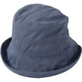 thumbnail image 4 of CoCopeaunts Plain Bucket Hat Ladies Outdoor Sun Protection Bucket Hats for Women Travel Roll Brim Fisherman Hat Casual Wear, 4 of 8
