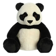 Aurora  16 in. Adorable Lin Lin Irresistible Charm Endless Snuggles Stuffed Animal Plush Toy, Black