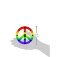 thumbnail image 4 of Imagine This Peace Car Magnet Sign, Rainbow, 41/2-Inch by 4-1/2-Inch, 4 of 4