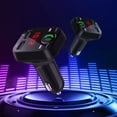 thumbnail image 4 of Transmisor Fm Para Coche Reproductor de MP3 LED inalámbrico con transmisor FM para coche compatible con Bluetooth para teléfono móvil, 4 of 7