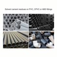 thumbnail image 3 of Plastic Pipe Fitting Reamer 4 Piece Kit Fit Into Standard 1/2Inch Drills 3/8Inch Hex PVC Pipe Reamer Tool, 3 of 8