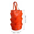 thumbnail image 4 of Wosthever Bolsa de cultivo para plantación de fresas, 3 galones, bolsas de contenedor de boca múltiple, bolsa para plantador de cultivo, Jardín y Patio naranja, 4 of 6