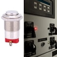 thumbnail image 3 of Interruptor De Botón De Enganche, Interruptor De Botón De Metal De 250 V De Acero Inoxidable De 2 Piezas Para Interruptores LED Para Proyectos Electrónicos De Bricolaje, 3 of 7