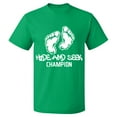 thumbnail image 2 of OXI T-Shirt - Hide And Seek Champion, Basic Casual T-Shirt for Men's and Women Fleece T-Shirt Short Sleeve - Irish Green Small, 2 of 3