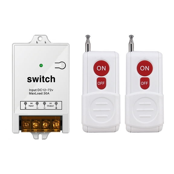 Long-Range 433MHz Remote Control Switch for DC12-72V Devices for Mud Pumps Motors