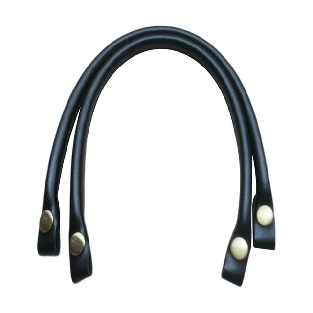 Asas de bolso de cuero PU Zulema 2 uds negro