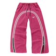 thumbnail image 4 of Zszcpp Jogging Pants For Men Retro Street Arc Printed Stripes Long Loose Straight Leg Sports Sweat Trousers Casual Trouser, 4 of 8