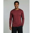 thumbnail image 2 of Real Essentials 4 Pack: Men's Dry-Fit UV Moisture Wicking UPF 50+ SPF Sun Protective Fishing Hiking Active Long Sleeve Shirt, 2 of 6