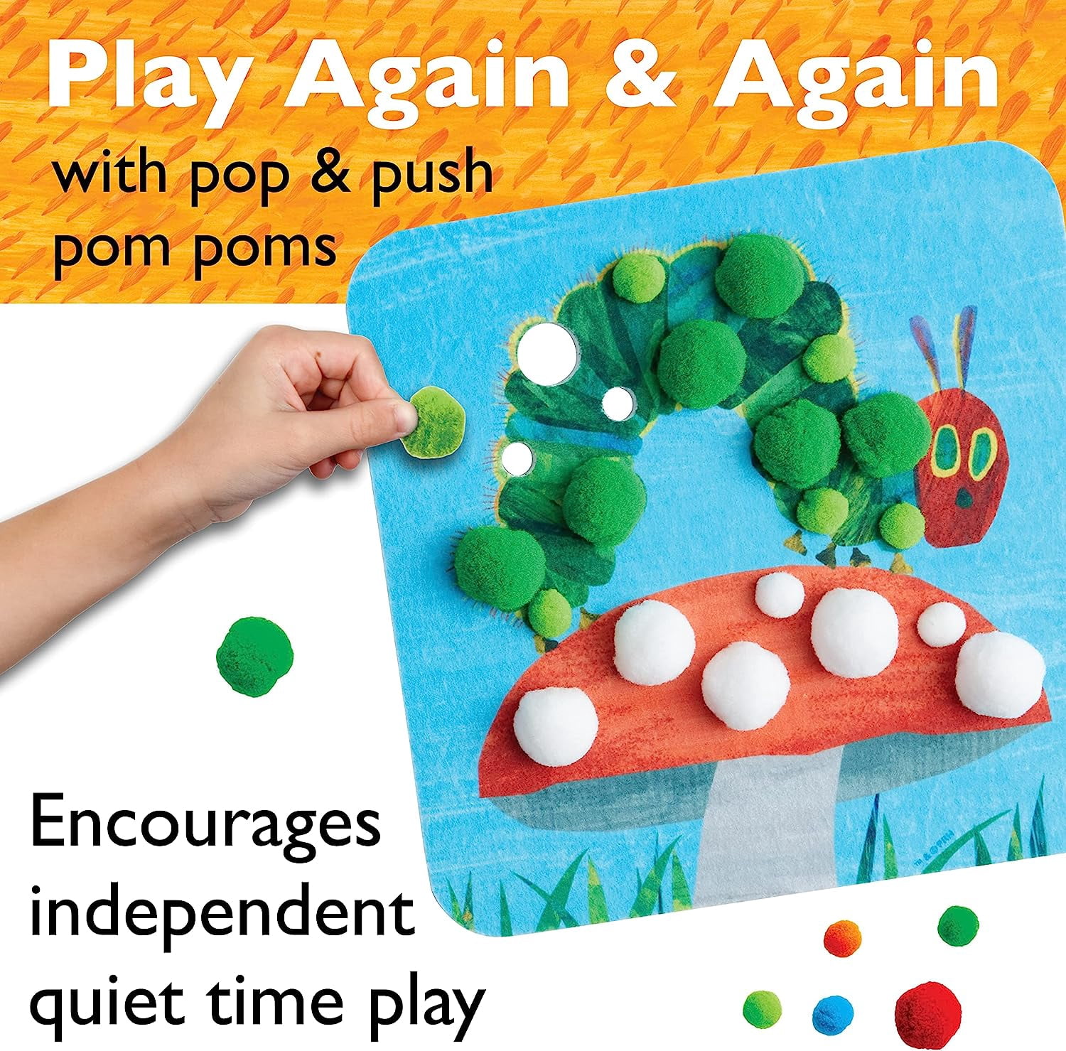 Creativity for Kids The Very Hungry Caterpillar Craft & Play Pictures - Arts and Crafts for Toddler Girls and Boys Ages 3+