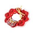 thumbnail image 2 of Collar de gato,Collar de punto para gatos de Año Nuevo,bufanda tejida para mascotas,Babero de ganchillo tejido a mano,ajustable,cómodo,Collar de gatito,bufanda,disfraz,disfraz,Collar de gato, 2 of 8