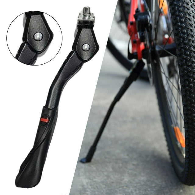 Pata de cabra para bicicleta, accesorio de ciclismo, reposapiés ajustable de aleación de aluminio para bicicletas de adultos, soporte antideslizante Montaje central corto