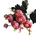 thumbnail image 2 of Flmtop Roses Artificielles Mini Réalistes pour Bureau, 2 of 7