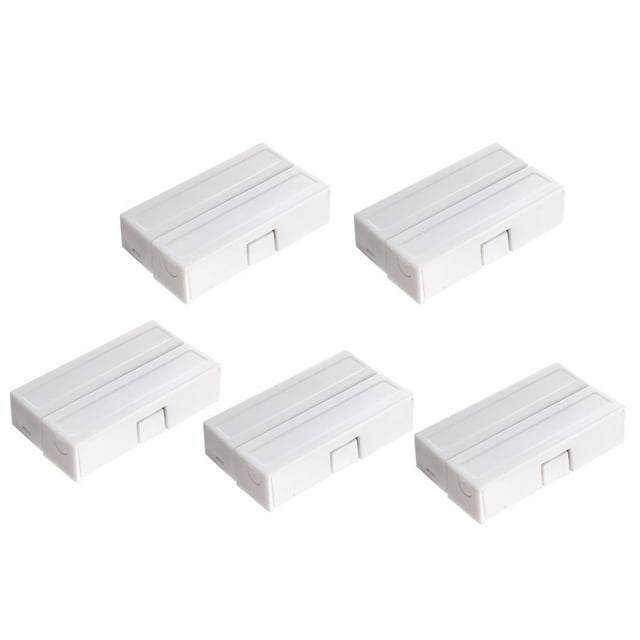 Unique Bargains 5pcs MC-51 Surface Mount Wired NC Door Sensor Alarm Magnetic Reed Switch White