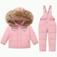 thumbnail image 4 of UAYOTSE Toddler Snowsuit Baby Boys Girls Winter Ski Suits Clothes Warm Hooded Jacket and Bib Pants,Sizes 4-5 Years, 4 of 4
