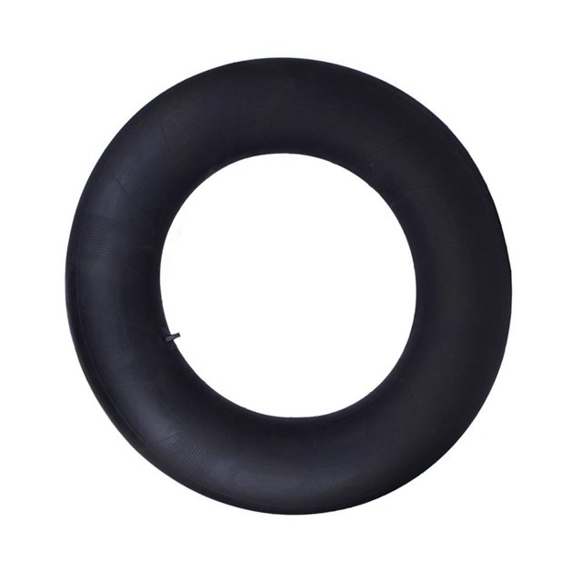 Minkissy Inflatable Snow Inner Tube Black Durable Winter Sled with Fast Inflation and Airtight Seal