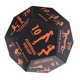 thumbnail image 1 of Fitness dice, group training game, compact and easy to carry, orange., 1 of 5