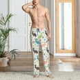 thumbnail image 2 of Hirioo Easter Rabbit for Men's PJ Pajama Pants Sleep Pants Men's Home Trousers with Pockets,S-3XL-Small, 2 of 6