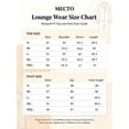 thumbnail image 4 of MecTo Sleepwear Loose Side Split Wide Leg, Pajamas Set (Women's), 4 of 8