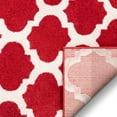 thumbnail image 3 of Well Woven MC-50-7 Zoe Modern Trellis Rug&#44; Red - 7 ft. 10 in. x 9 ft. 10 in., 3 of 7