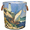 Multicolor 3, variant on ADECORIVY Nautical Lighthouse Laundry Hamper, Foldable Dirty Clothes Laundry Basket, Waterproof Storage Bin with Handles for Bathroom, Bedroom, Home