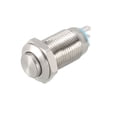 thumbnail image 1 of Interruptor de botón pulsador de metal de enclavamiento Unique Bargains, diámetro de montaje de 10 mm, 1NO 1NC COM, DC 30V 0.1A, 23.5 x 13.5mm, 1 of 5