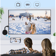 Wireless HDMI Display Adapter, 4K HDR Streaming Video Receiver Dongle for iPhone/iPad/iOS/Android/PC/MacOS to TV/Projector/Monitor, Support Miracast, DLNA, Airplay
