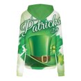 thumbnail image 4 of Pompotops Hommes Mode Casual Col Rond Sweat-Shirt St. Patrick'S Day Pull à Manches Longues Imprimé 3D en Vente, 4 of 5