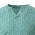 thumbnail image 3 of FRSASU Men's Muscle Slim T-Shirts Soft Stretch Slim Fit Short Sleeve Compression Shirt Bodybuilding Gym Workout Athletic Tops Green, 3 of 6