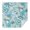 Blue Paisley and, variant on Blue Paisley and Floral Pattern Square Tablecloth,Waterproof Square Table Cover,Wipeable Spillproof Washable Table Cover for Home Kitchen Party Decor 42"X42"(107x107cm)