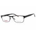 thumbnail image 1 of Hugo HG 1263 0807 00 Men's Black Rectangular Frame Eyeglasses, 1 of 1