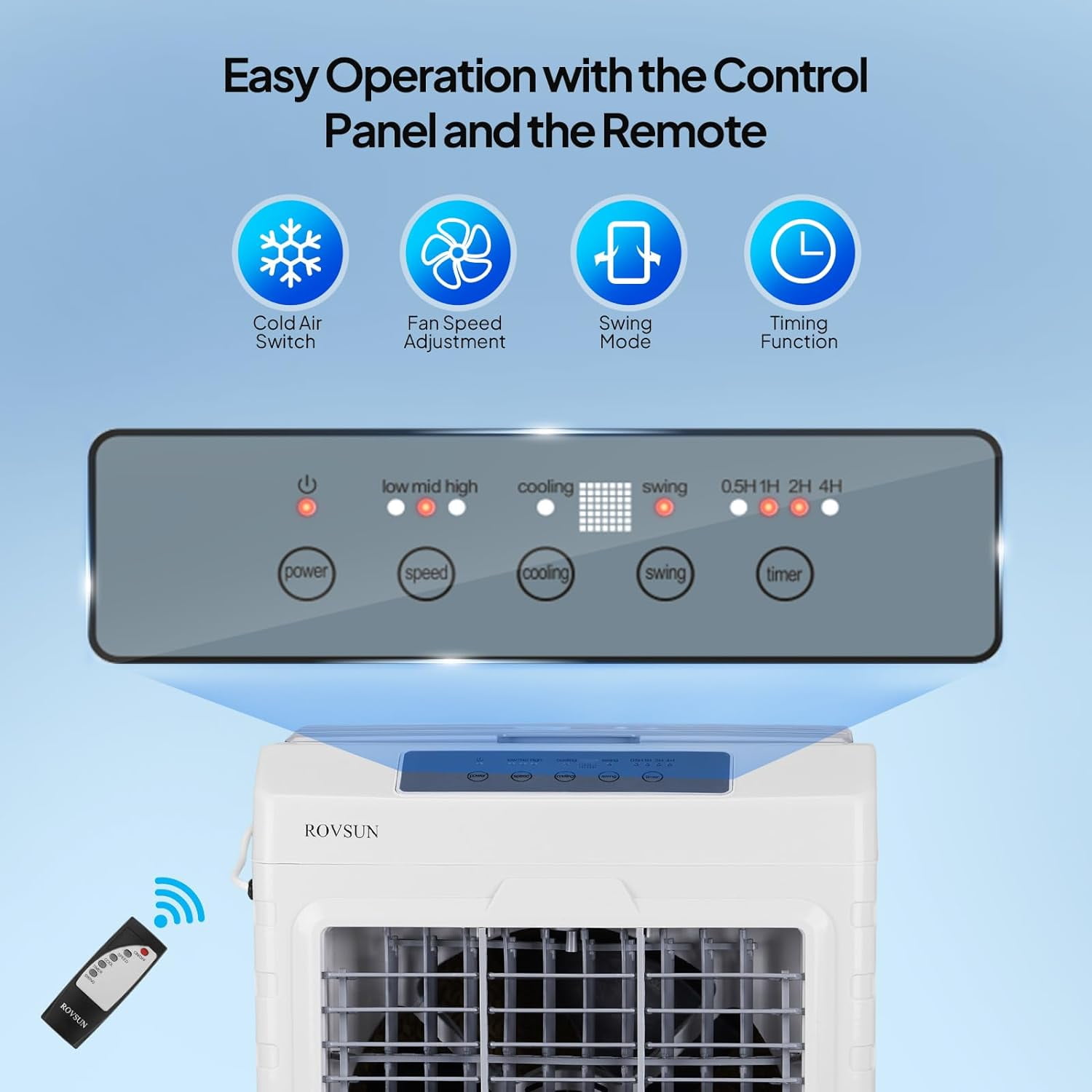 ROVSUN Portable Air Conditioners, White