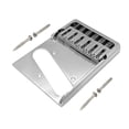 thumbnail image 2 of kokiya Brass Bridge for Electric Guitars Musical Instrument Accessory Professional Easy Silver, 2 of 9