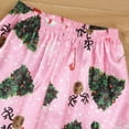 thumbnail image 4 of AWZXDE Christmas Pajamas Outfits Set Themed Boys Pajama Two Piece Cozy Loungewear For Holiday Family Matching Outfits Pink,5-6 Years, 4 of 7