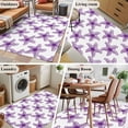 thumbnail image 6 of Sea Stars Washable Area Rugs 4'x6', Summer Watercolor Purple Sea Stars Low Pile Throw Living Room Rug Non-Slip Sturdy Edge Binding Carpet for Indoor Entryway Bedside Kitchen, 6 of 9