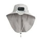 thumbnail image 2 of Sombrero de ala ancha para niños con ventilador solar, recargable, multifuncional, transpirable, para viajes Gris claro, 2 of 9