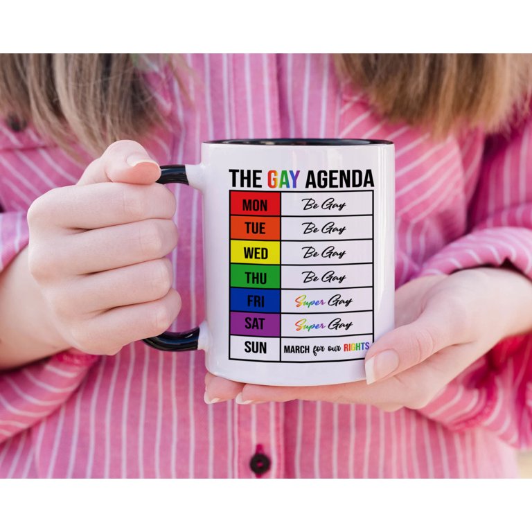 Familyloveshop LLC Super Gay Agenda Pride Flag LGBTQ Inspirational 