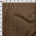 thumbnail image 3 of oneOone Polyester Lycra Fabric Leaves & Floral Block Printed Fabric 1 Yard 56 Inch Wide, 3 of 4