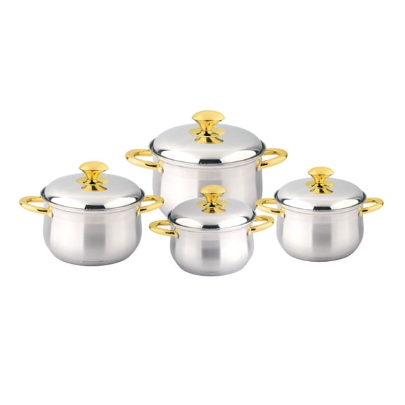 Batería de Cocina 8 pz Acero Inoxidable Fraciel Havana Sunrise Fraciel Havana Sunrise