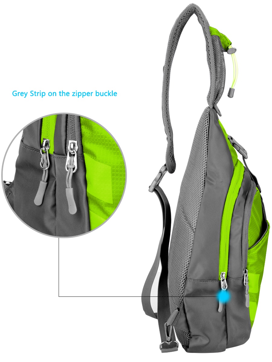 LC Prime Sling Bag Chest Pack Shoulder Unbalance Sack Fanny Gym