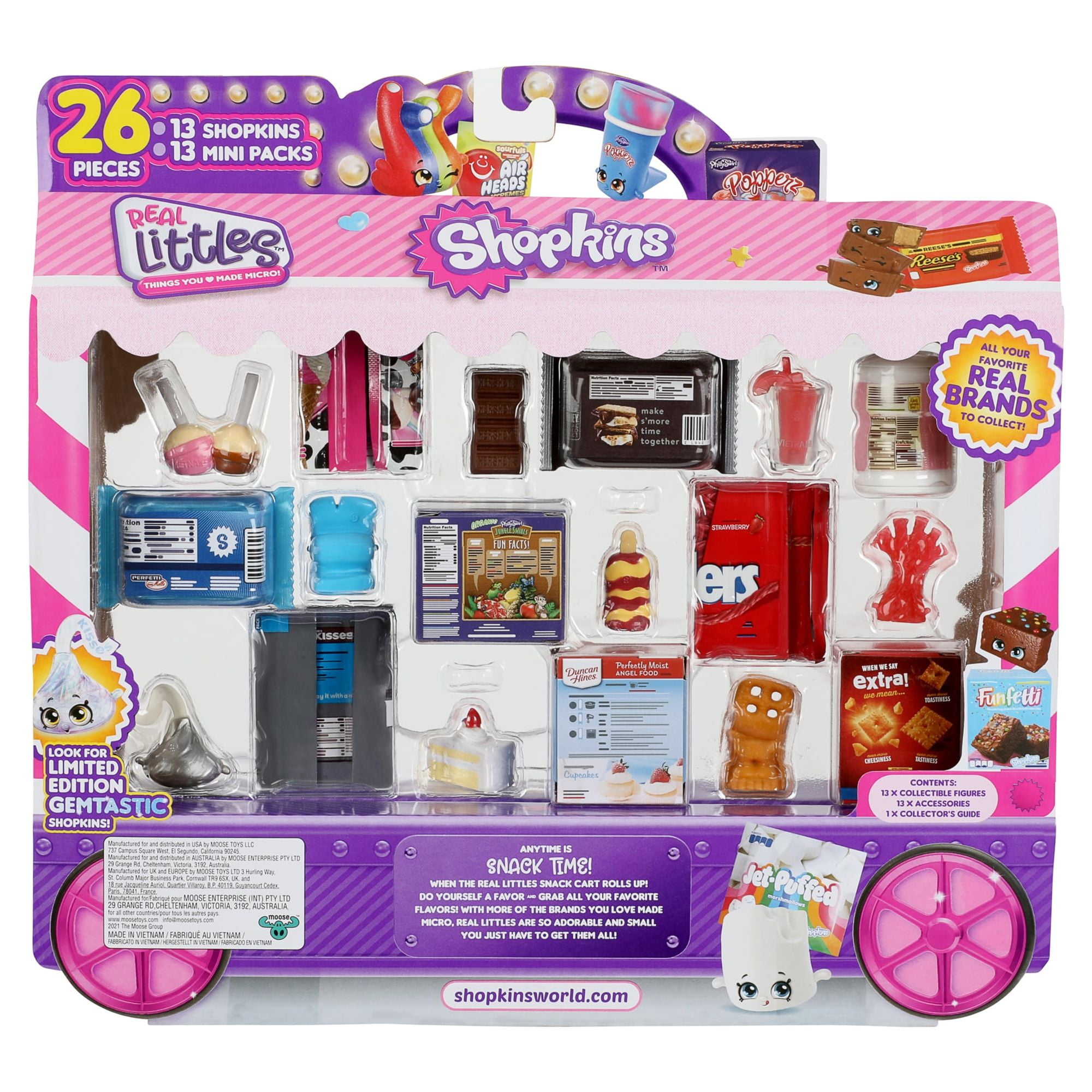 Shopkins Real Littles Mega Pack - Micro-Mart - 26 Pieces  Manwich/Pop-Tarts/Redi 630996578261