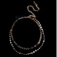 thumbnail image 4 of AB Color Crystal Rhinestone Flor Cintura Cadena Body Link Joyería Vestido Decoración Diseño 3 Sunnimix Cinturón de cadena de cintura, 4 of 7