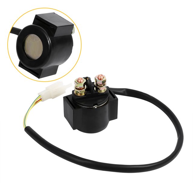 Solenoide De Arranque Relé Conector Solenoide 2 Alambre 2 Pin Reemplazo Del Conector Masculino Para El Scooter Gy6 ATV Ciclomotor