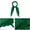 Green, variant on INSPIRE CHIC Women's Solid Color Rhombus Skinny Long Neckerchief