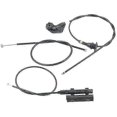 thumbnail image 2 of 3PCS Engine Bowden Cable Hood Release Wire Compatible with- E39 525I 530I 51238176595 51238190754 51238176596, 2 of 5
